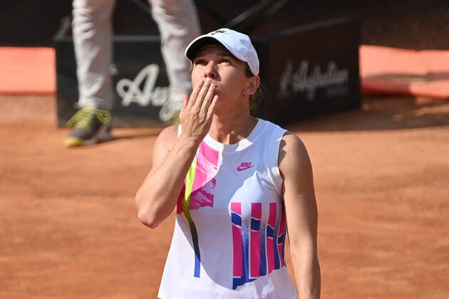 Photo Alfredo Falcone - LaPresse 18 09 2020 Roma (Italy) Tennis Simona Halep (ROU) vs Dayana Yastremska (UKR) Internazionali BNL d Italia 2020 In the pic:Simona Halep  Copyright: xAlfredoxFalcone LaPressex