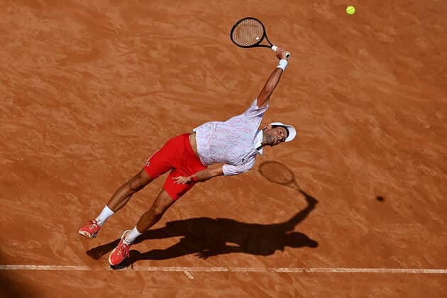 Photo Alfredo Falcone - LaPresse 18 09 2020 Roma (Italy) Tennis Novak Djokovic (SRB) vs Filip Krajnovic (SRB) Internazionali BNL d Italia 2020 In the pic:Novak Djokovic  Copyright: xAlfredoxFalcone LaPressex