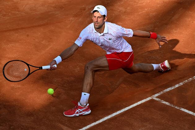Photo Alfredo Falcone - LaPresse 18 09 2020 Roma (Italy) Tennis Novak Djokovic (SRB) vs Filip Krajnovic (SRB) Internazionali BNL d Italia 2020 In the pic:Novak Djokovic  Copyright: xAlfredoxFalcone LaPressex