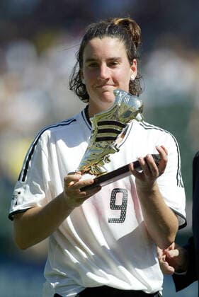 IMAGO Iconic Moments, Fußball - Frauen Birgit Prinz & Golden Boot Germany V Sweden Womens World Cup Final 2003 Carson, Los Angeles, Usa 12 October 2003  Copyright: Allstar GrahamxWhitby 12847488