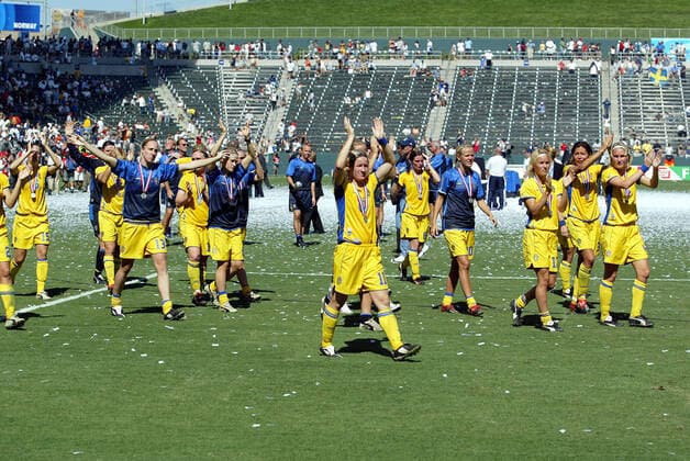 Sweden Lose Women S World Cup Germany V Sweden Womens World Cup Final 2003 Carson, Los Angeles, Usa 12 October 2003  Copyright: Allstar GrahamxWhitby 12847502