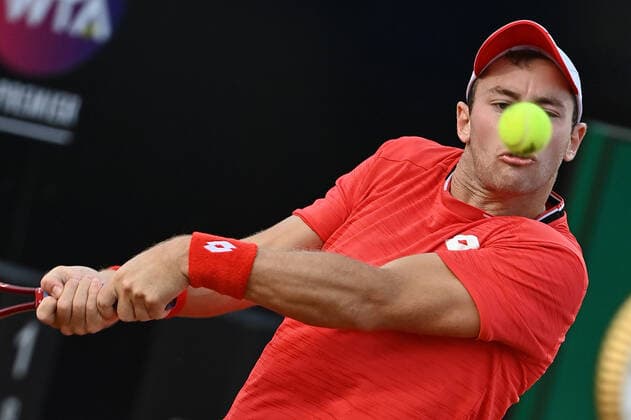 Photo Alfredo Falcone - LaPresse 18 09 2020 Roma (Italy) Tennis Lorenzo Musetti (ITA) vs Dominik Koepfer (GER) Internazionali BNL d Italia 2020 In the pic:Dominik Koepfer  Copyright: xAlfredoxFalcone LaPressex