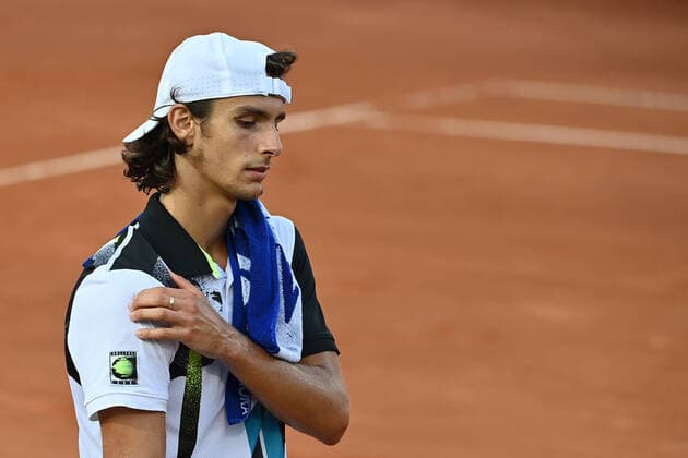 Photo Alfredo Falcone - LaPresse 18 09 2020 Roma (Italy) Tennis Lorenzo Musetti (ITA) vs Dominik Koepfer (GER) Internazionali BNL d Italia 2020 In the pic:Lorenzo Musetti  Copyright: xAlfredoxFalcone LaPressex