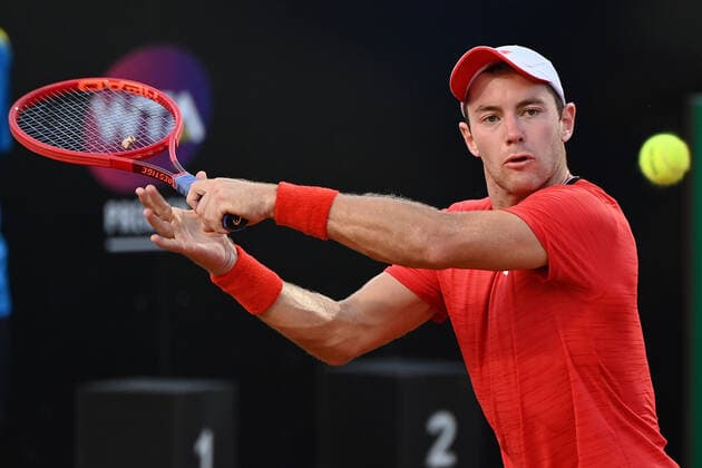 Sport Bilder des Tages Photo Alfredo Falcone - LaPresse 18 09 2020 Roma (Italy) Tennis Lorenzo Musetti (ITA) vs Dominik Koepfer (GER) Internazionali BNL d Italia 2020 In the pic:Dominik Koepfer  Copyright: xAlfredoxFalcone LaPressex