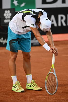 Photo Alfredo Falcone - LaPresse 18 09 2020 Roma (Italy) Tennis Lorenzo Musetti (ITA) vs Dominik Koepfer (GER) Internazionali BNL d Italia 2020 In the pic:Lorenzo Musetti  Copyright: xAlfredoxFalcone LaPressex