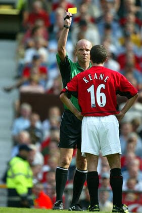 Steve Bennett Books Roy Keane Manchester United, ManU FC Manchester United V West Brom Old Trafford, Manchester, England 17 August 2002  Copyright: Allstar StewartxKenda 12855992