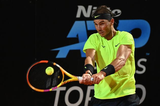 Photo Alfredo Falcone - LaPresse 18 09 2020 Roma (Italy) Tennis Dusan Lajovic (SRB) vs Rafael Nadal (ESP) Internazionali BNL d Italia 2020 In the pic:Rafael Nadal  Copyright: xAlfredoxFalcone LaPressex