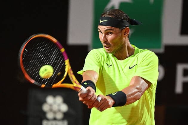 Photo Alfredo Falcone - LaPresse 18 09 2020 Roma (Italy) Tennis Dusan Lajovic (SRB) vs Rafael Nadal (ESP) Internazionali BNL d Italia 2020 In the pic:Rafael Nadal  Copyright: xAlfredoxFalcone LaPressex