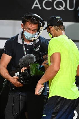 Photo Alfredo Falcone - LaPresse 18 09 2020 Roma (Italy) Tennis Dusan Lajovic (SRB) vs Rafael Nadal (ESP) Internazionali BNL d Italia 2020 In the pic:Rafael Nadal  Copyright: xAlfredoxFalcone LaPressex