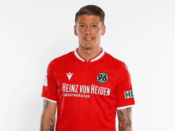 Hannover 96 team photos 2020, Hannover, 2 League, individual portraits of Hannover 96, in the picture Mike Frantz 8, Hannover POOLFOTOS HANNOVER 96 via Joachim Sielski Hannover Lower Saxony Germany Poolfoto Hannover 96 ,EDITORIAL USE ONLY