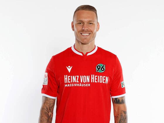 Hannover 96 team photos 2020, Hannover, 2 League, individual portraits of Hannover 96, in the picture Marcel Franke 28, Hannover POOLFOTOS HANNOVER 96 via Joachim Sielski Hannover Lower Saxony Germany Poolfoto Hannover 96 ,EDITORIAL USE ONLY