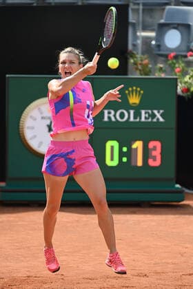 Photo Alfredo Falcone - LaPresse 19 09 2020 Roma (Italy) Tennis Simona Halep (ROU) vs Yulia Putintseva (KAZ) Internazionali BNL d Italia 2020 In the pic:Simona Halep  Copyright: xAlfredoxFalcone LaPressex