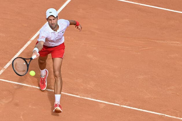 Photo Alfredo Falcone - LaPresse 19 09 2020 Roma (Italy) Tennis Novak Djokovic (SRB) vs Dominik Koepfer (GER) Internazionali BNL d Italia 2020 In the pic:Novak Djokovic  Copyright: xAlfredoxFalcone LaPressex