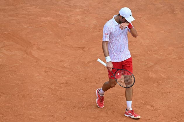 Photo Alfredo Falcone - LaPresse 19 09 2020 Roma (Italy) Tennis Novak Djokovic (SRB) vs Dominik Koepfer (GER) Internazionali BNL d Italia 2020 In the pic:Novak Djokovic  Copyright: xAlfredoxFalcone LaPressex