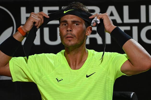 Sport Bilder des Tages Photo Alfredo Falcone - LaPresse 19 09 2020 Roma (Italy) Tennis Rafael Nadal (ESP) vs Diego Schwartzman (ARG) Internazionali BNL d Italia 2020 In the pic:Rafael Nadal  Copyright: xAlfredoxFalcone LaPressex