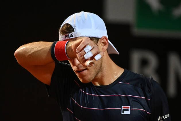 Photo Alfredo Falcone - LaPresse 19 09 2020 Roma (Italy) Tennis Rafael Nadal (ESP) vs Diego Schwartzman (ARG) Internazionali BNL d Italia 2020 In the pic:Diego Schwartzman  Copyright: xAlfredoxFalcone LaPressex