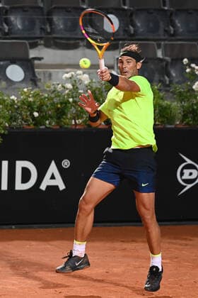 Photo Alfredo Falcone - LaPresse 19 09 2020 Roma (Italy) Tennis Rafael Nadal (ESP) vs Diego Schwartzman (ARG) Internazionali BNL d Italia 2020 In the pic:Rafael Nadal  Copyright: xAlfredoxFalcone LaPressex