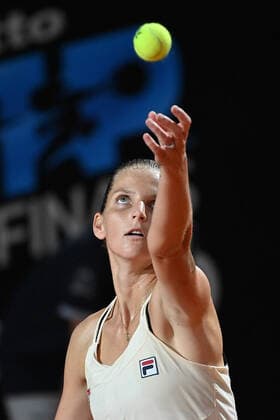Photo Alfredo Falcone - LaPresse 19 09 2020 Roma (Italy) Tennis Elise Mertens (BEL) vs Karolina Pliskova (CZE) Internazionali BNL d Italia 2020 In the pic:Karolina Pliskova  Copyright: xAlfredoxFalcone LaPressex