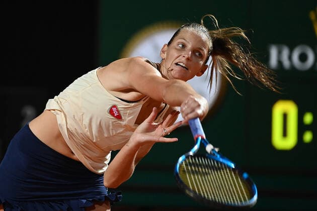 Sport Bilder des Tages Photo Alfredo Falcone - LaPresse 19 09 2020 Roma (Italy) Tennis Elise Mertens (BEL) vs Karolina Pliskova (CZE) Internazionali BNL d Italia 2020 In the pic:Karolina Pliskova  Copyright: xAlfredoxFalcone LaPressex