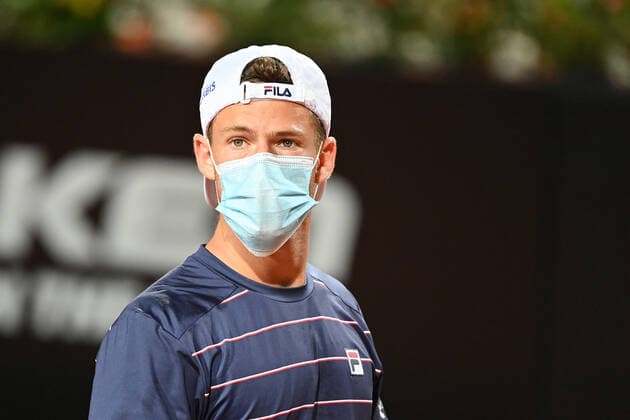 Photo Alfredo Falcone - LaPresse 19 09 2020 Roma (Italy) Tennis Rafael Nadal (ESP) vs Diego Schwartzman (ARG) Internazionali BNL d Italia 2020 In the pic:Diego Schwartzman  Copyright: xAlfredoxFalcone LaPressex