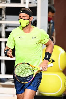 Photo Alfredo Falcone - LaPresse 19 09 2020 Roma (Italy) Tennis Rafael Nadal (ESP) vs Diego Schwartzman (ARG) Internazionali BNL d Italia 2020 In the pic:Rafael Nadal  Copyright: xAlfredoxFalcone LaPressex
