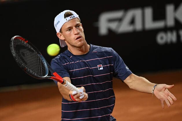 Photo Alfredo Falcone - LaPresse 19 09 2020 Roma (Italy) Tennis Rafael Nadal (ESP) vs Diego Schwartzman (ARG) Internazionali BNL d Italia 2020 In the pic:Diego Schwartzman  Copyright: xAlfredoxFalcone LaPressex