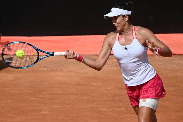 Photo Alfredo Falcone - LaPresse 20 09 2020 Roma (Italy) Tennis Simona Halep (ROU) vs Garbine Muguruza (ESP) Internazionali BNL d Italia 2020 In the pic:Garbine Muguruza  Copyright: xAlfredoxFalcone LaPressex