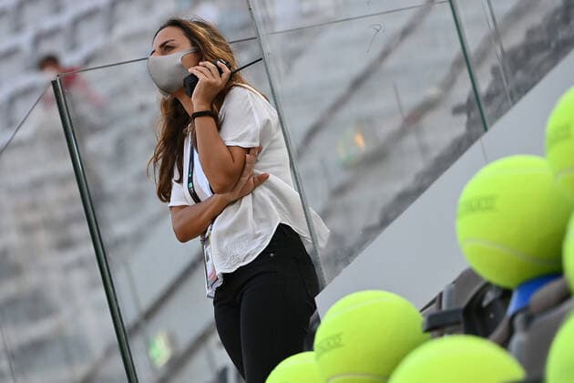 Photo Alfredo Falcone - LaPresse 20 09 2020 Roma (Italy) Tennis Marketa Vondrousova (CZE) vs Karolina Pliskova (CZE) Internazionali BNL d Italia 2020 In the pic:steward  Copyright: xAlfredoxFalcone LaPressex