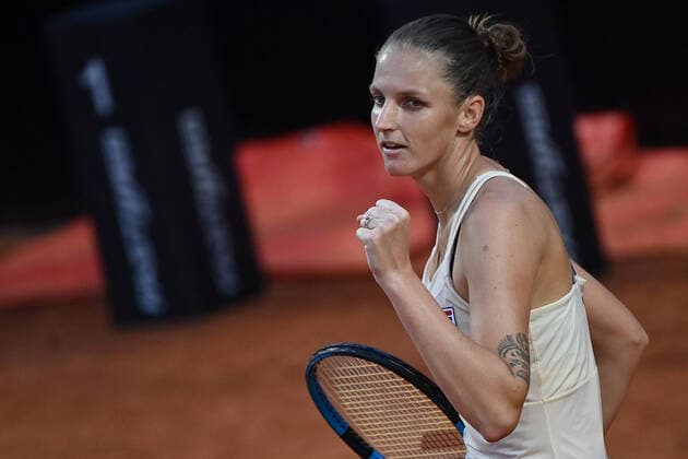 Photo Alfredo Falcone - LaPresse 20 09 2020 Roma (Italy) Tennis Marketa Vondrousova (CZE) vs Karolina Pliskova (CZE) Internazionali BNL d Italia 2020 In the pic:Karolina Pliskova  Copyright: xAlfredoxFalcone LaPressex