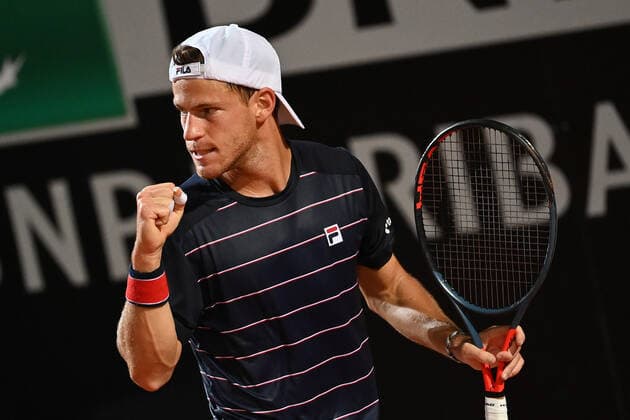 Photo Alfredo Falcone - LaPresse 20 09 2020 Roma (Italy) Tennis Denis Shapovalov (CAN) vs Diego Schwartzman (ARG) Internazionali BNL d Italia 2020 In the pic:Diego Schwartzman  Copyright: xAlfredoxFalcone LaPressex