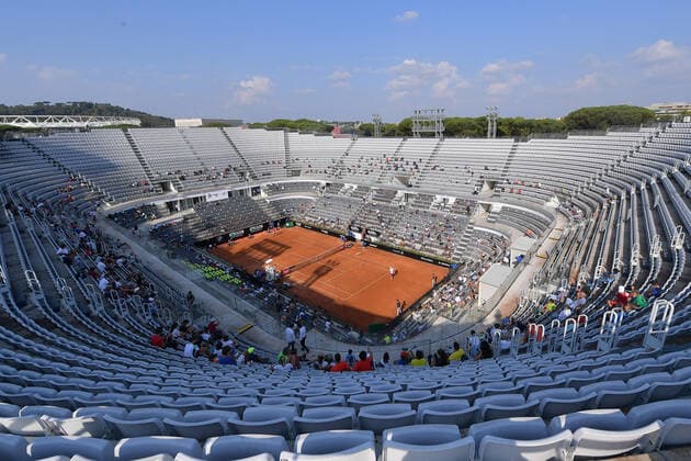 Photo Alfredo Falcone - LaPresse 20 09 2020 Roma (Italy) Tennis Novak Djokovic (SRB) vs Casper Ruud (NOR) Internazionali BNL d Italia 2020 In the pic: panoramic view  Copyright: xAlfredoxFalcone LaPressex