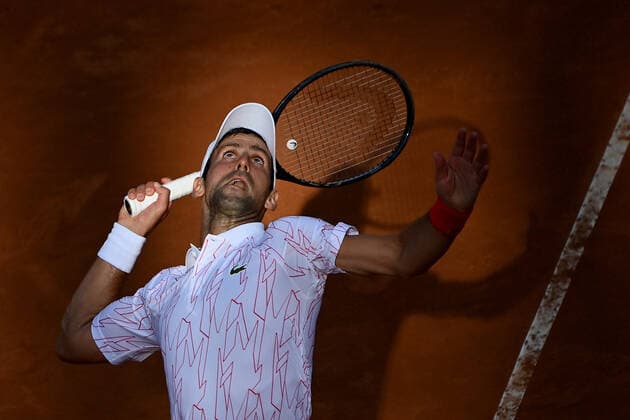 Photo Alfredo Falcone - LaPresse 20 09 2020 Roma (Italy) Tennis Novak Djokovic (SRB) vs Casper Ruud (NOR) Internazionali BNL d Italia 2020 In the pic:Novak Djokovic  Copyright: xAlfredoxFalcone LaPressex