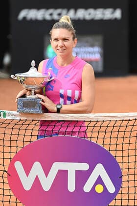 Photo Alfredo Falcone - LaPresse 21 09 2020 Roma (Italy) Tennis Karolina Pliskova (CZE) vs Simona Halep (ROU) women s final Internazionali BNL d Italia 2020 In the pic:Simona Halep  Copyright: xAlfredoxFalcone LaPressex