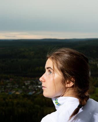 200921 Ebba Andersson poses for a portrait during a press conference with Sweden on September 21, 2020 in Solleftea,  Copyright: NILSxJAKOBSSON BB200921NJ041