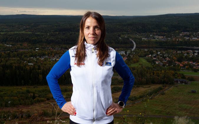 200921 Charlotte Kalla poses for a portrait during a press conference with Sweden on 21 September 2020 in Solleftea,  Copyright: NILSxJAKOBSSON BB200921NJ048