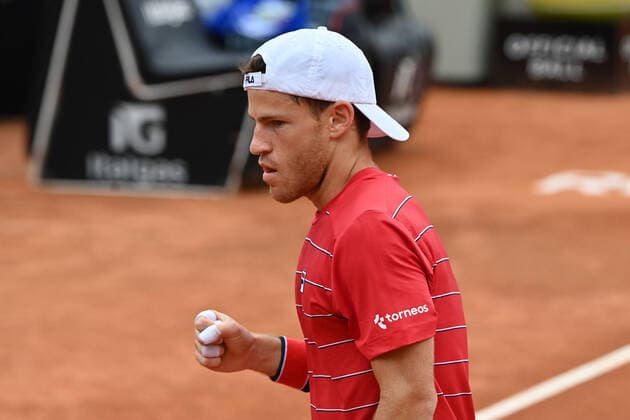 Photo Alfredo Falcone - LaPresse 21 09 2020 Roma (Italy) Tennis men s final Novak Djokovic (SRB) vs Diego Schwartzman (ARG) Internazionali BNL d Italia 2020 In the pic:Diego Schwartzman  Copyright: xAlfredoxFalcone LaPressex