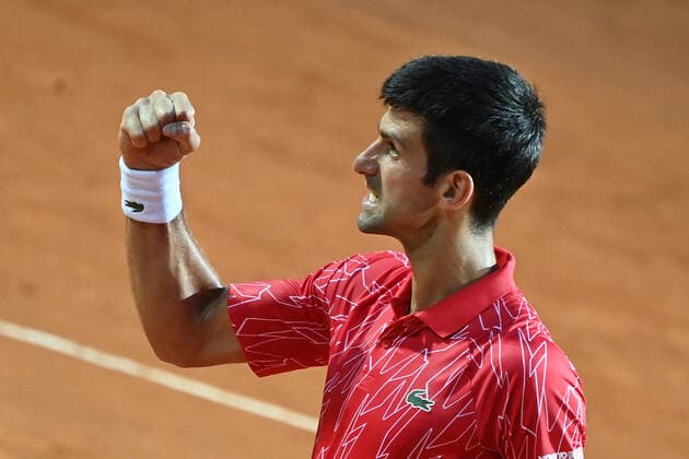 Photo Alfredo Falcone - LaPresse 21 09 2020 Roma (Italy) Tennis men s final Novak Djokovic (SRB) vs Diego Schwartzman (ARG) Internazionali BNL d Italia 2020 In the pic:Novak Djokovic  Copyright: xAlfredoxFalcone LaPressex