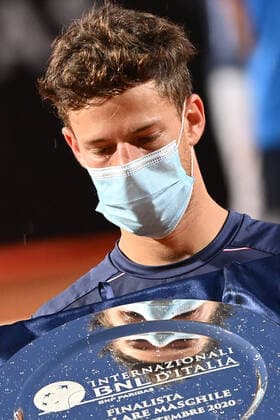 Photo Alfredo Falcone - LaPresse 21 09 2020 Roma (Italy) Tennis men s final Novak Djokovic (SRB) vs Diego Schwartzman (ARG) Internazionali BNL d Italia 2020 In the pic:Diego Schwartzman  Copyright: xAlfredoxFalcone LaPressex