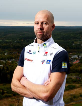 200921 Coach Stefan Thomson poses for a portrait during a press conference with Sweden on September 21, 2020 in Solleftea,  Copyright: NILSxJAKOBSSON BB200921NJ059