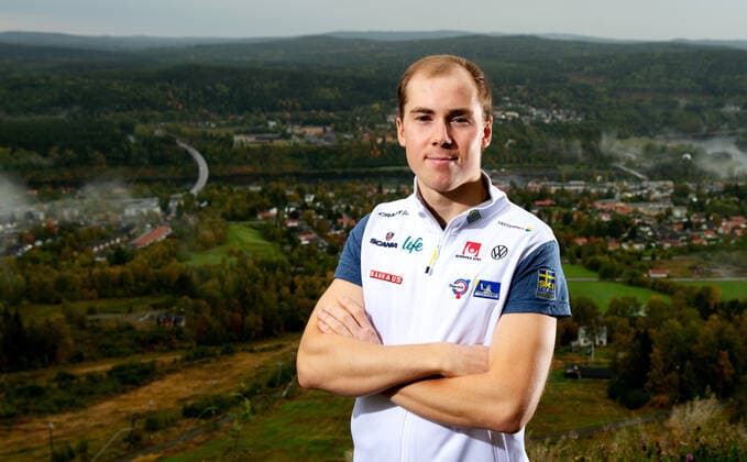200921 Fredrik Andersson poses for a portrait during a press conference with the Swedish national ski team on 21 September 2020 in Solleftea,  Copyright: NILSxJAKOBSSON BB200921NJ070