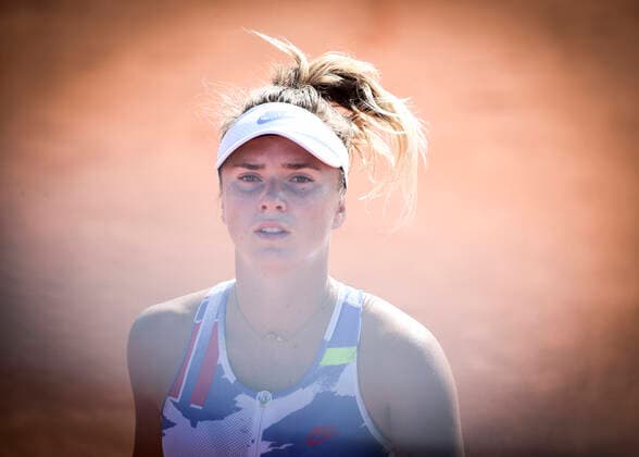 Elina Svitolina (UKR) in action vs Magda Linette (POL) during their WTA, Tennis Damen Open internaionaux de tennis de Strasbourg in Strasbourg on October 22, 2020 TENNIS : Open de Strasbourg - 22 09 2020 ElyxandroCEGARRA PANORAMIC 