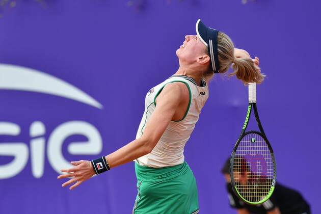 Tennis - Internationaux de Strasbourg 2020 - Ekaternina Alexandrova - Russie - 23 09 2020 TENNIS : Internationaux de Strasbourg 2020 -France - 23 09 2020 ChrysleneCaillaud Panoramic 