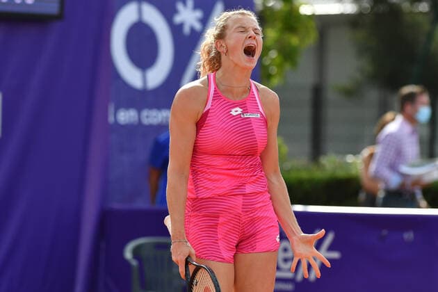 Tennis - Internationaux de Strasbourg 2020 - Katerina Siniakova - Republique Tcheque - 23 09 2020 TENNIS : Internationaux de Strasbourg 2020 -France - 23 09 2020 ChrysleneCaillaud Panoramic 