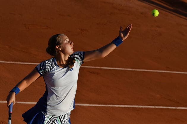 Tennis - Internationaux de Strasbourg 2020 - Anna Blinkova - Russie - 23 09 2020 TENNIS : Internationaux de Strasbourg 2020 -France - 23 09 2020 ChrysleneCaillaud Panoramic 
