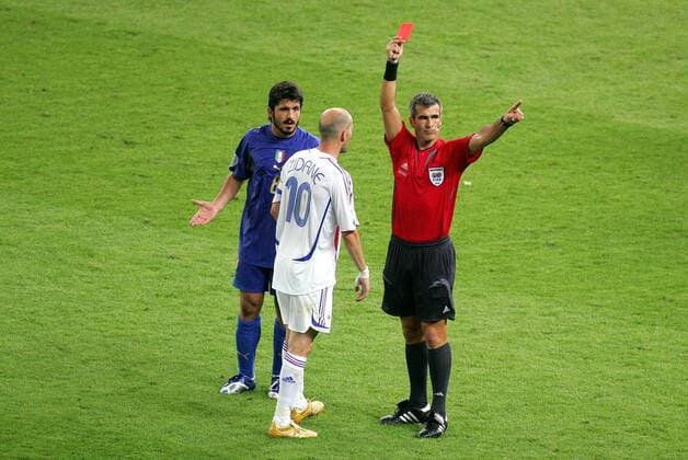 Zinedine Zidane Is Off Italy V France World Cup Final, Italy V France Olympiastadion, Berlin, Germany 09 July 2006  Copyright: Allstar RichardxSelle 12865153