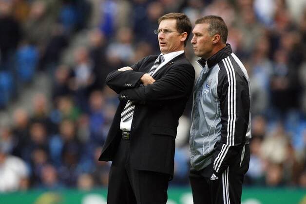 Fußball, Trainerhistorie Newcastle United von 1895 bis heute Glenn Roeder & Nigel Pearson Newcastle United Manager & Assistant Manchester City V Newcastle United City Of Manchester Stadium, Manchester, Great Britain 11 November 2006  Copyright: Allstar RichardxSelle 12871394