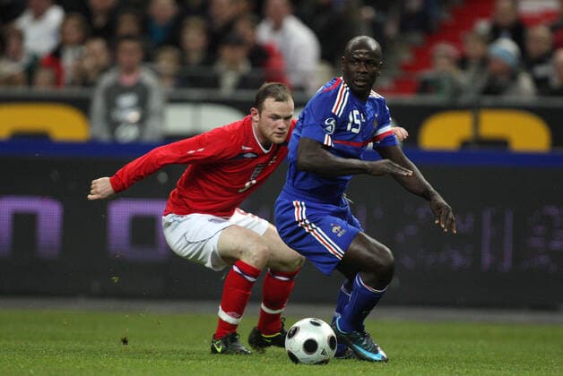 Wayne Rooney & Lilian Thuram France V England France V England Stade France, Paris, France 26 March 2008 Copyright: Allstar RichardxSelle 12888757