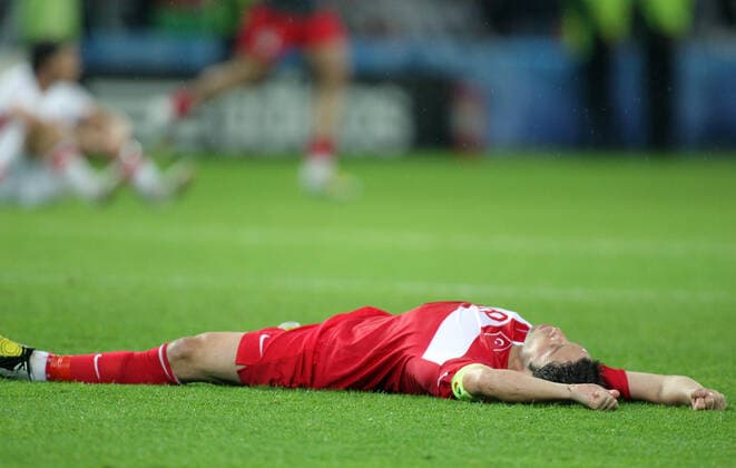 Nihat Kahveci Turkey & Villarreal Turkey V Czech,Euro 2008 Stade De Geneve, Geneve, Switzerland 15 June 2008 Copyright: Allstar RichardxSelle 12892670