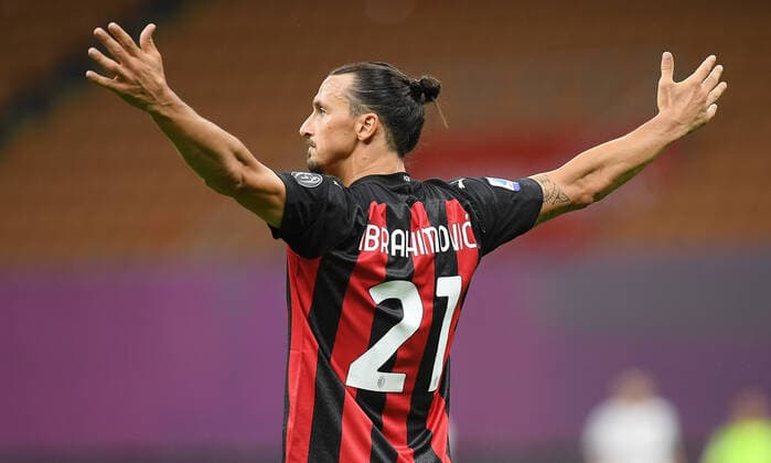 FOOTBALL INTERNATIONAL SERIES A SEASON 2020 2021 22 09 2020 Zlatan Ibrahimovic AC Milan tested positive for corona virus