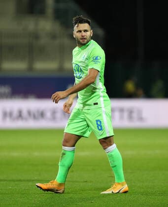 VfL vs Desna Chernihiv, EL Wolfsburg, Germany 24 09 2020, FOOTBALL VfL Wolfsburg vs Desna Chernihiv, Europa League Qualification 3 Round, Season 2020 21, AOK Stadium Picture shows Renato Steffen VfL Wolfsburg Wolfsburg